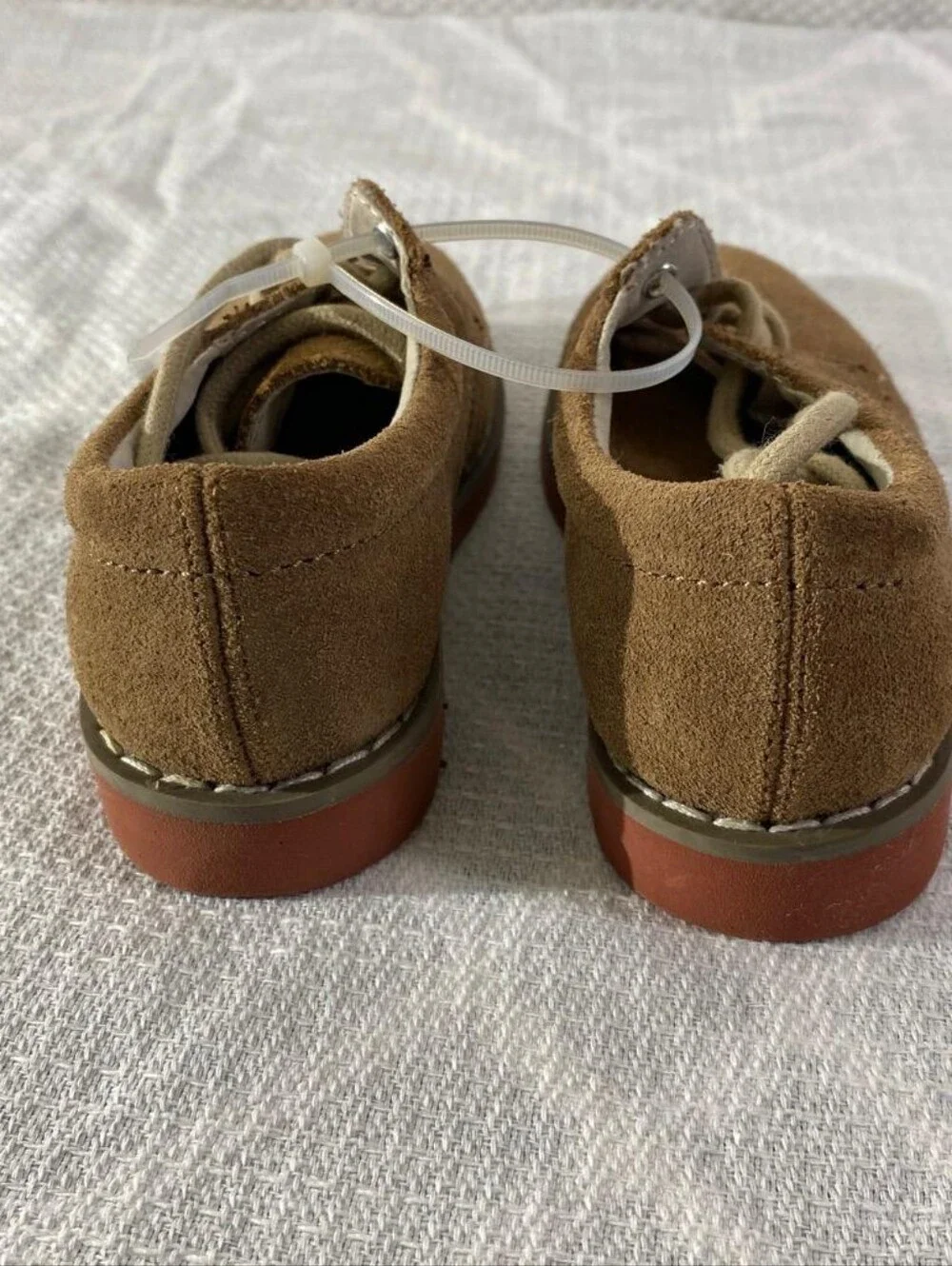 Tucker + Tate Boys Brown Suede Oxford Shoes Size 8.5 Toddler Lace Up Dressy